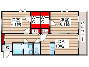 コルテカノンＢの物件間取画像